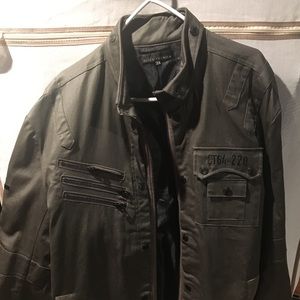 Affliction textured jacket